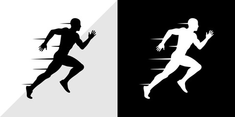 runners vector illustration