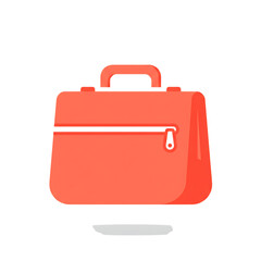 Unique medical icon of a doctor's bag with a transparent background (PNG)