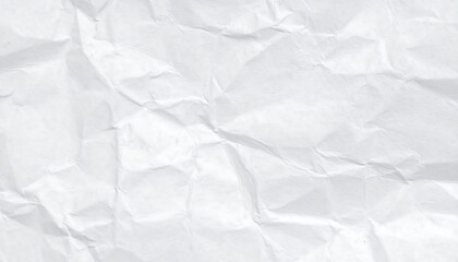 Obraz premium Wrinkled white paper texture