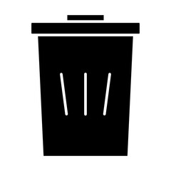 bin glyph icon