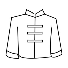 marching band clothes silhouette icon design template