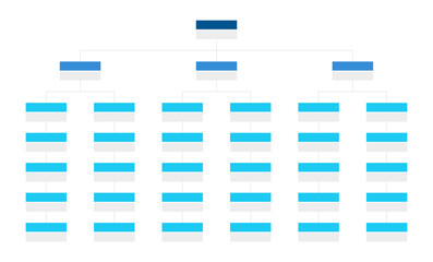 組織図のベクターイラスト © SB