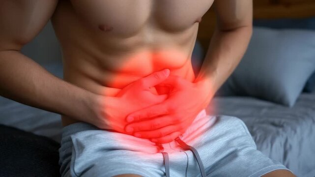 Silent challenge: male confronts prostate enlargement, urinary inflammation, genital contamination, bacterial invasion, persistent ache, medical condition, masculine disorder, internal distress,