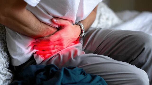 Genital infection struggle: gentleman feels soreness, bladder trouble, prostate increase, germ entry, organ puffiness, pelvic burden, nerve distress, urine problem, physical impairment, body strain