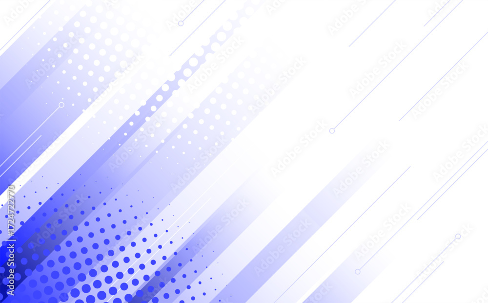 Wall mural abstract blue halftone background vector design with wave pattern and digital texture