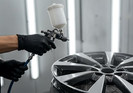 Professional Car Rim Painting Precision Spray Painting Techniques for a Perfect Finish