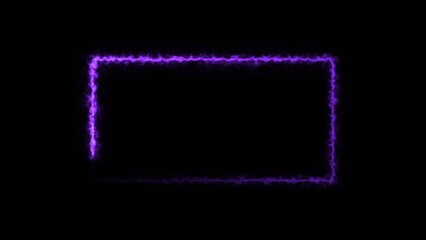 Abstract shape line neon bright 4k illustration.