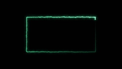 Abstract shape line neon bright 4k illustration.