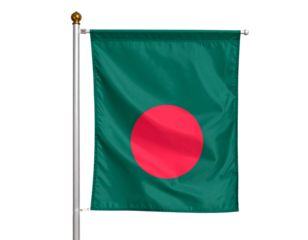 National flag Bangladesh Isolated on transparent or white background