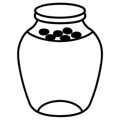 illustration of jar of honey