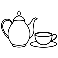 teapot and teacup