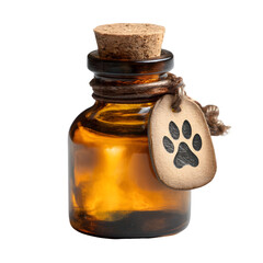 old bottle with a cork