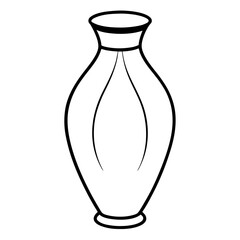 vase on white background