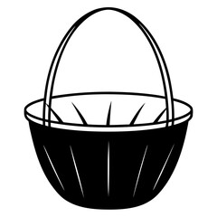 egg basket vector