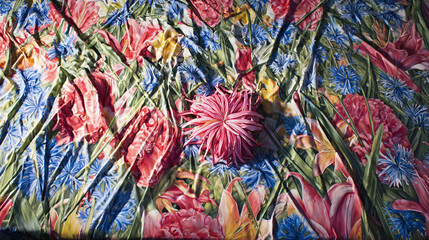 FLOWERS PAINT. WALLPAPER. BACKGROUND