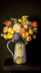 FLOWERS PAINT. WALLPAPER. BACKGROUND