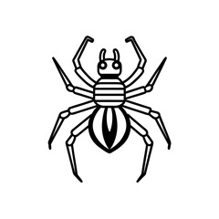 spider instrument icon isolated on white