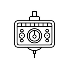 pid tuner icon isolated on white