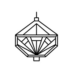 photodetector icon isolated on white