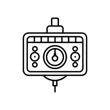pid tuner icon isolated on white
