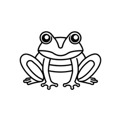 frog device icon isolated on white