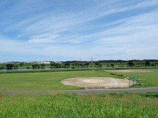 江戸川河川敷野球場