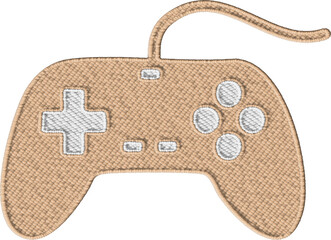 Colorful Embroidered Controller Patch
