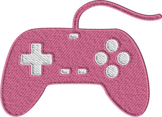 Colorful Embroidered Controller Patch