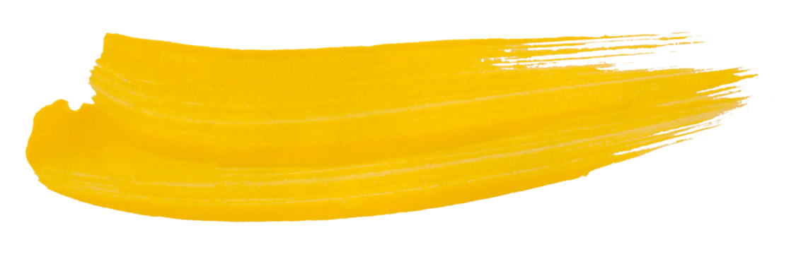 yellow watercolor background. Artistic hand paint. Isolated on transparent background.