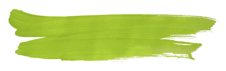 Abstract green watercolor background. Hand drawn artistic style. Isolated on transparent background.