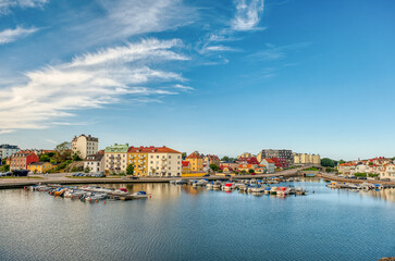 Obraz premium Karlskrona is a city located in the Blekinge Plan, Sweden, in the Blekinge archipelago.