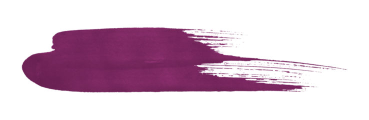 purple watercolor background. Artistic hand paint. Isolated on transparent background.