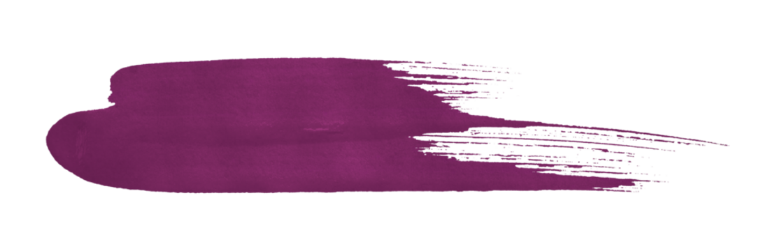 purple watercolor background. Artistic hand paint. Isolated on transparent background.