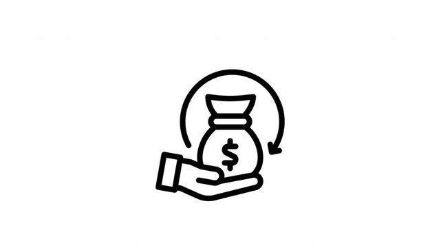 refund animated icon