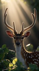 Deer in sunlight