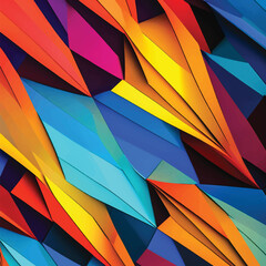 Multicolor geometric pattern Abstract psychedelic background. Vector illustration	
