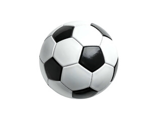 Obraz premium Black and white soccer ball, 3D rendering