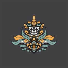 Floral Vintage Ornament