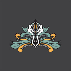 Floral Vintage Ornament