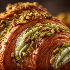 Pistachio Croissant Delight