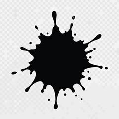 Black ink splatter vector illustration for design projects eps file vector