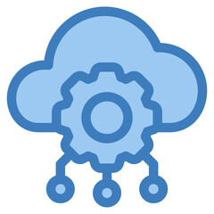 Cloud Computing Icon Element For Design