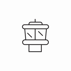 airport control tower icon sign vector