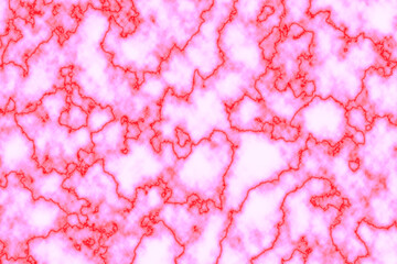 Soft pink marble texture with vibrant red veining for elegant designs and crafts