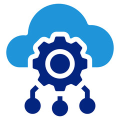 Cloud Computing Icon Element For Design