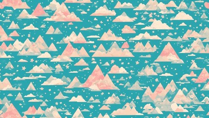 Character environment outdoors tall layer trees paper