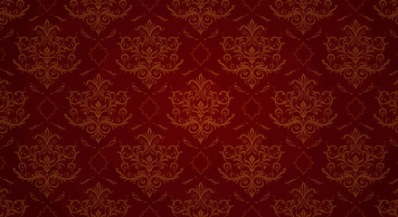 Red Damask Pattern A Timeless Elegance for Luxurious Designs