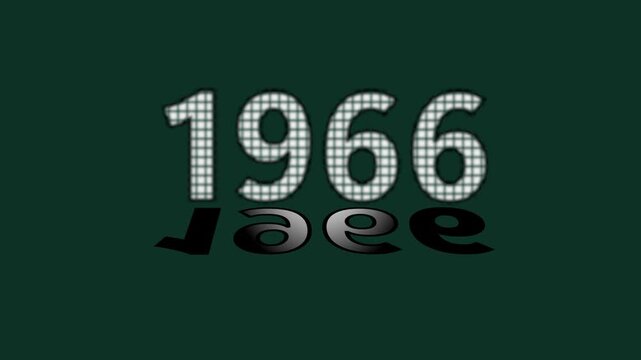 text 1966 animation colorful background and Digital Data moving on Circuit Board . Abstract high tech Artificial intelligence (AI), data mining, modern computer technology&nbsp;surface