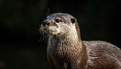 Close-up of otter