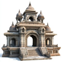 Fototapeta premium Stunning Ancient Temple with Intricate Architecture and Detailing
